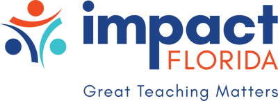 impact florida logo with great teaching matters tagline